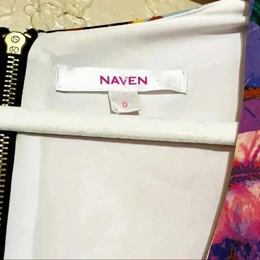 Naven Abstract Print Dress  - Picture 4 of 5